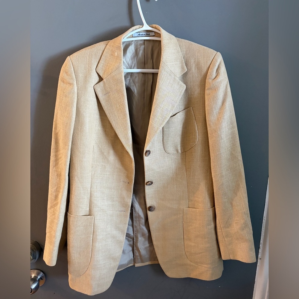 Loro piana fabric Hartwood Paris wool silk mohair neutral old money blazer